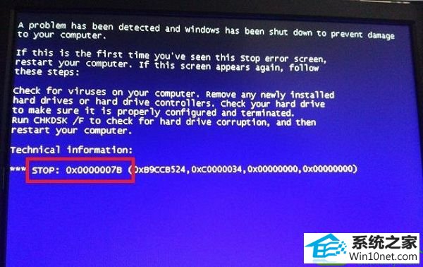 win10ϵͳʾstop 0x0000007bĽ