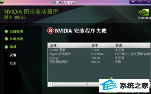 win10安装显卡驱动提示"nVidiA安装程序失败"怎么办 win10系统安装显卡驱动提示"nVidiA安装程序失败"的解决方法
